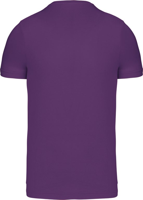 Paars T-shirt met V-hals merk Kariban maat XL
