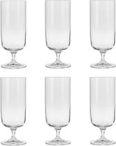 Krosno Kristal glazen - Cocktailglazen / Drinkglazen - 400 ml. - 6 Delig