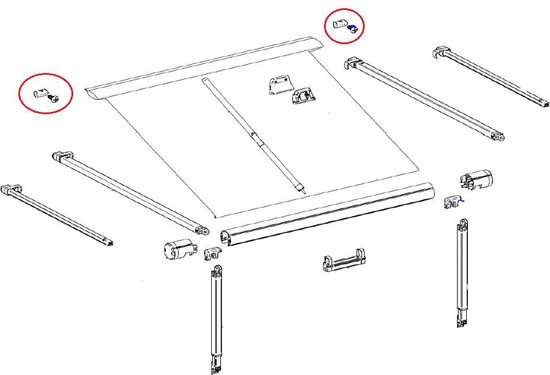 Thule Caravanrail Blocker Set Caravan Style