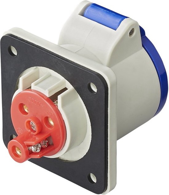 16amp 240v 2P E Ceeform Cable Mount Blue Male Plug. 3 Pole. PCE (013-6 - Foto 6