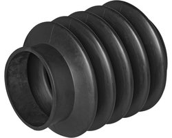ProPlus Stofhoes Oplooprem Ø 75/75 x 120 mm – Geschikt voor Knott KF/KRV/KFG 27/30/35 – Niet-origineel reserveonderdeel – Transparant