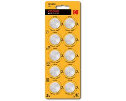Bouton lithium Kodak MAX CR2450 pack de 10
