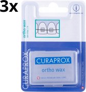 3x Curaprox Ortho Wax on Braces - 7 stuks - Voordeelverpakking