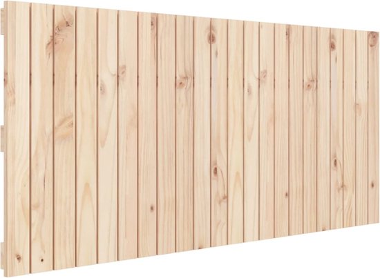 vidaXL - Tête de lit murale - 140x3x60 - cm - bois de pin massif