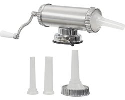 Worstenmaker - worstenvuller worst machine worsten vulmachine - handmatig - 3 vulbuizen
