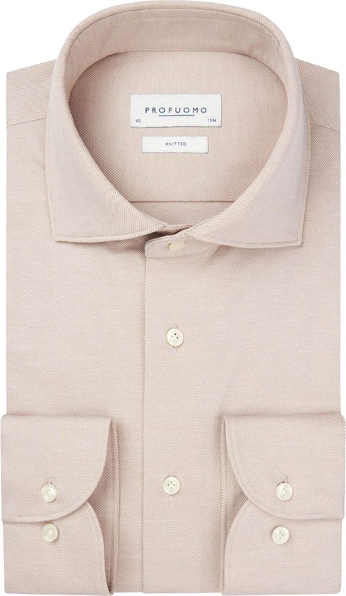 OLYMP No. 6 Six super slim fit overhemd, structuur, lichtblauw