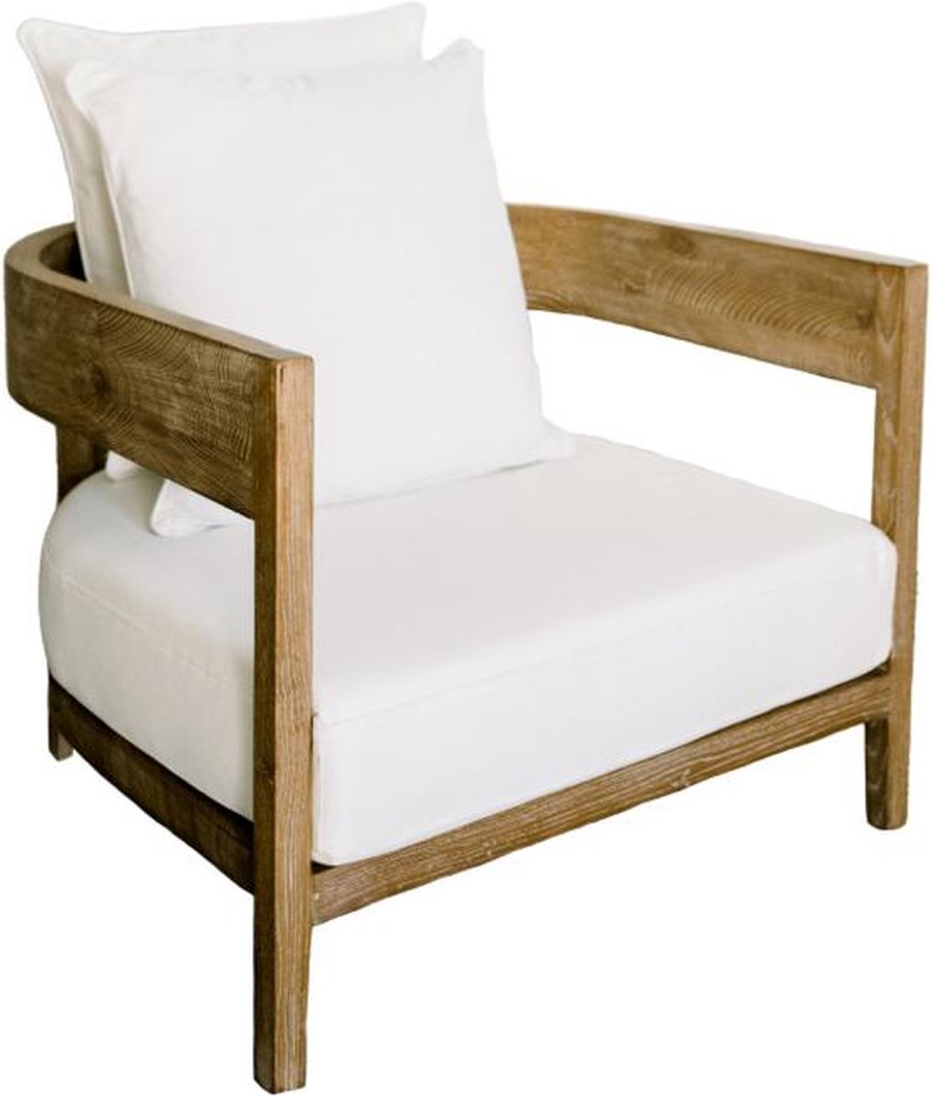Leeff by Netty – Juul Stoel – Wit – Hout en stof
