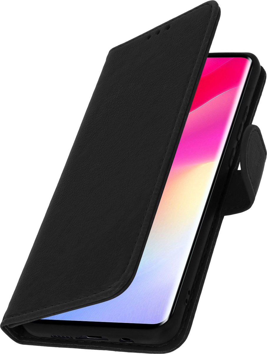 Geschikt voor Xiaomi Mi Note 10 Lite Bookcover Video Support Functie zwart