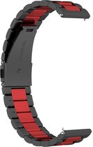 Band Geschikt voor Huawei Watch GT Runner/Watch GT 3 46mm gemaast staal Rood