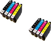 IPEXNL geschikt voor Epson 2x Multipack inktcartridges (8 cartridges) Expression Home XP235, XP245, XP247, XP255, XP332, XP342, XP432, XP442, XP445, XP452 29XL T2991 T2992 T2993 T2994
