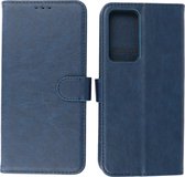 Xiaomi Poco F4 Hoesje Book Case Portemonnee Telefoonhoesje - Navy