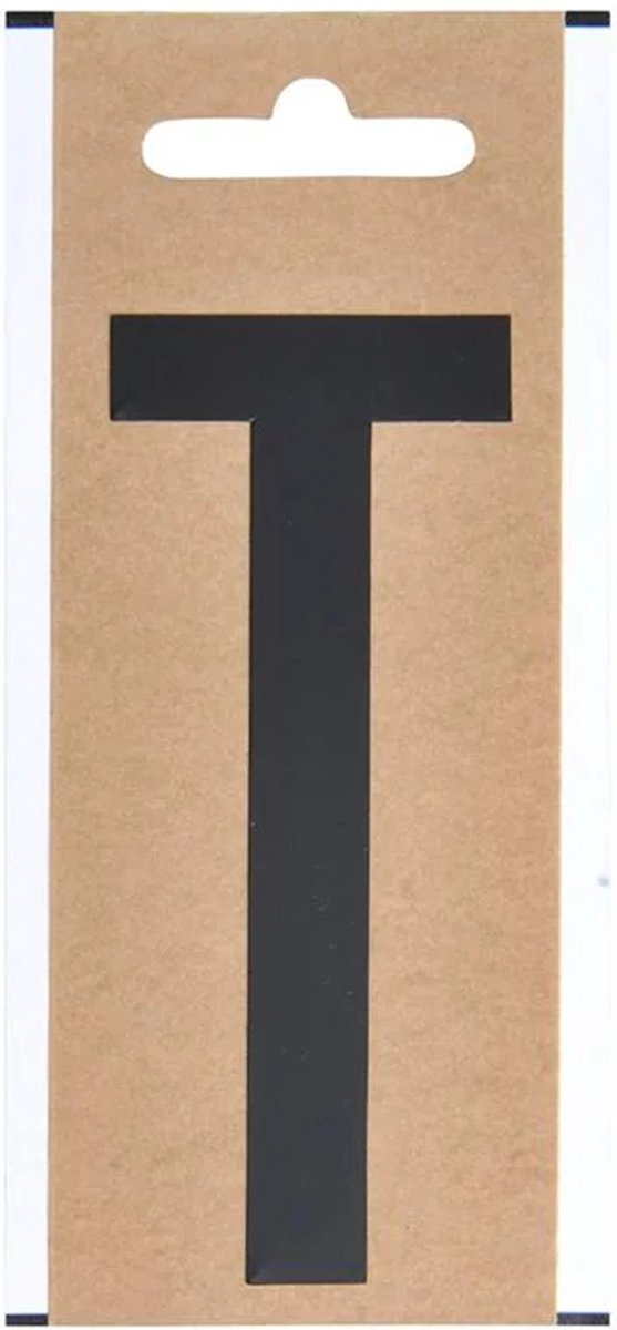 ProPlus Letter Etiket / Sticker "T" - Hoogte 10 cm