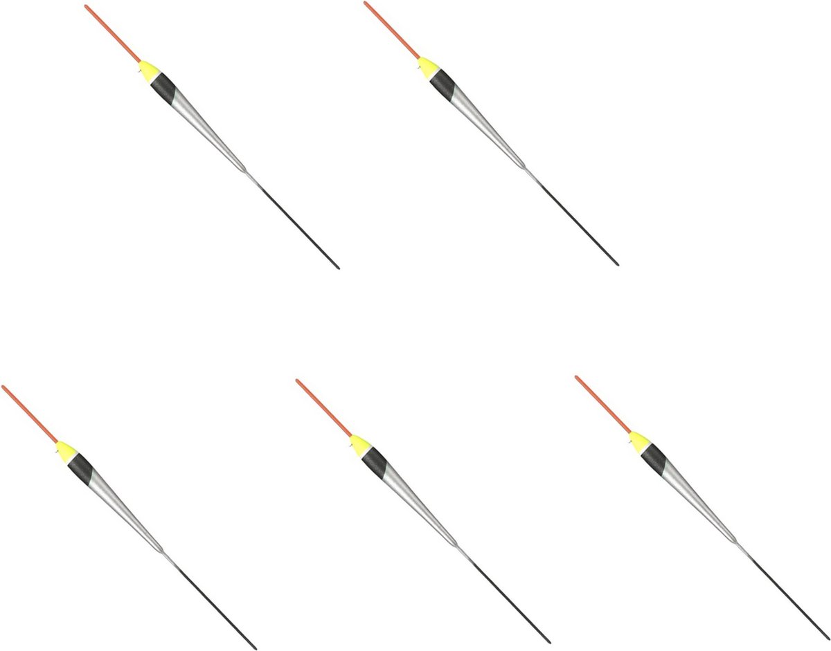 Mikado - Dobbers - 5 stuks - 0.75 gram - Grijs - 15cm