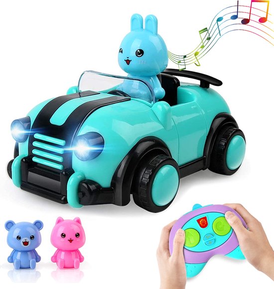 Speelgoed voor jongens van 2 jaar-LED verlichting op afstand bestuurbare  auto vanaf 2... | bol.com