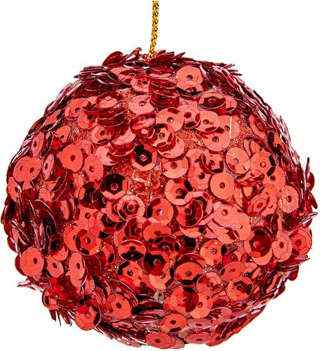 Kerstballen Ø 10 cm 6 Stuks Rood Plastic