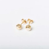 MeYuKu- Sieraden- 14 karaat gouden oorbellen- Knopjes