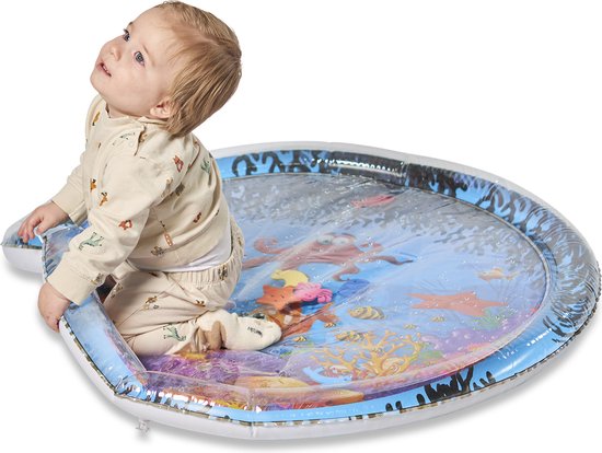 Pukla® XXL Waterspeelmat voor Baby - Watermat - Speelmat - Kraamcadeau - Baby geschenkset - Tummy Time