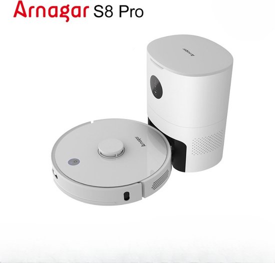 Imou RV1 Pro Max Robotstofzuiger Met Laadstation En Dweilfunctie Razendsnelle Inkaartbrenging Door Lidar Sensor Opslag Plattegrond Van 3 Verdiepingen Automatische Lediging 6000 Pa Zuigkracht