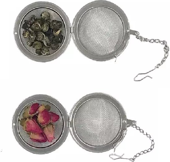 Roestvrij Staal Kruiden Zeef Thee Bal Zeef Soep Kruiden Scheiding Mand Filter Keuken Gereedschap (1010cm