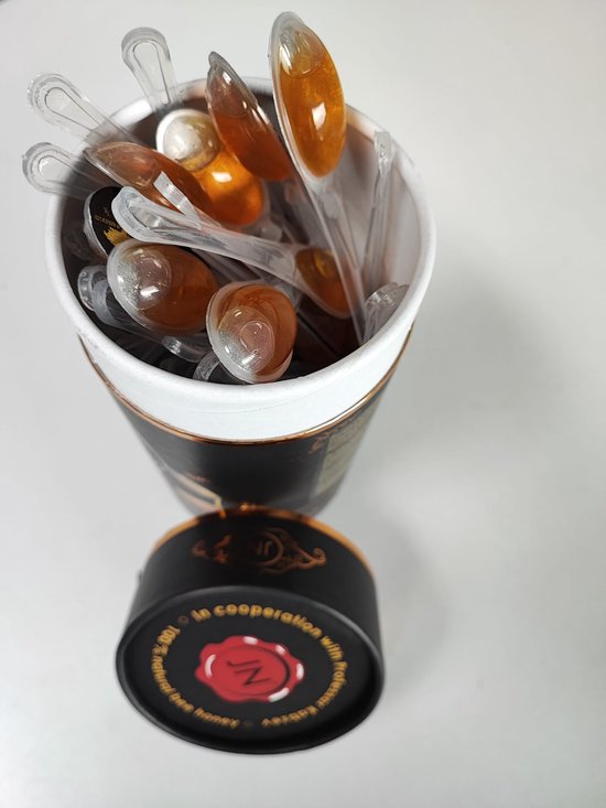 2 X CUILLERES A MIEL CYLINDRE DE LUXE 66 PIECES