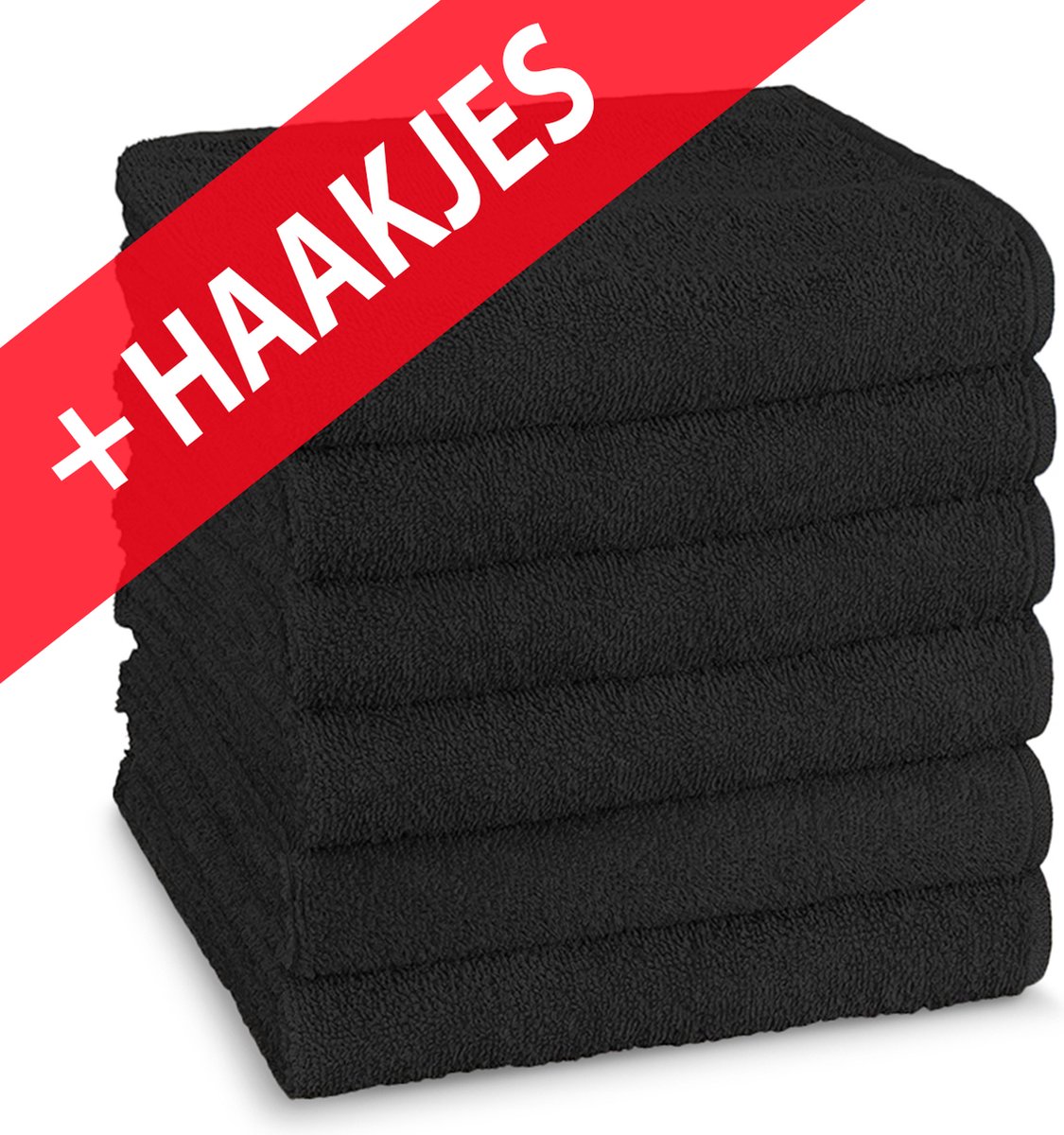 DoubleDry Handdoeken 50 x 100 - set van 12 - Hotel kwaliteit 500 g/m2 - 12x Okergeel - DoubleDry
