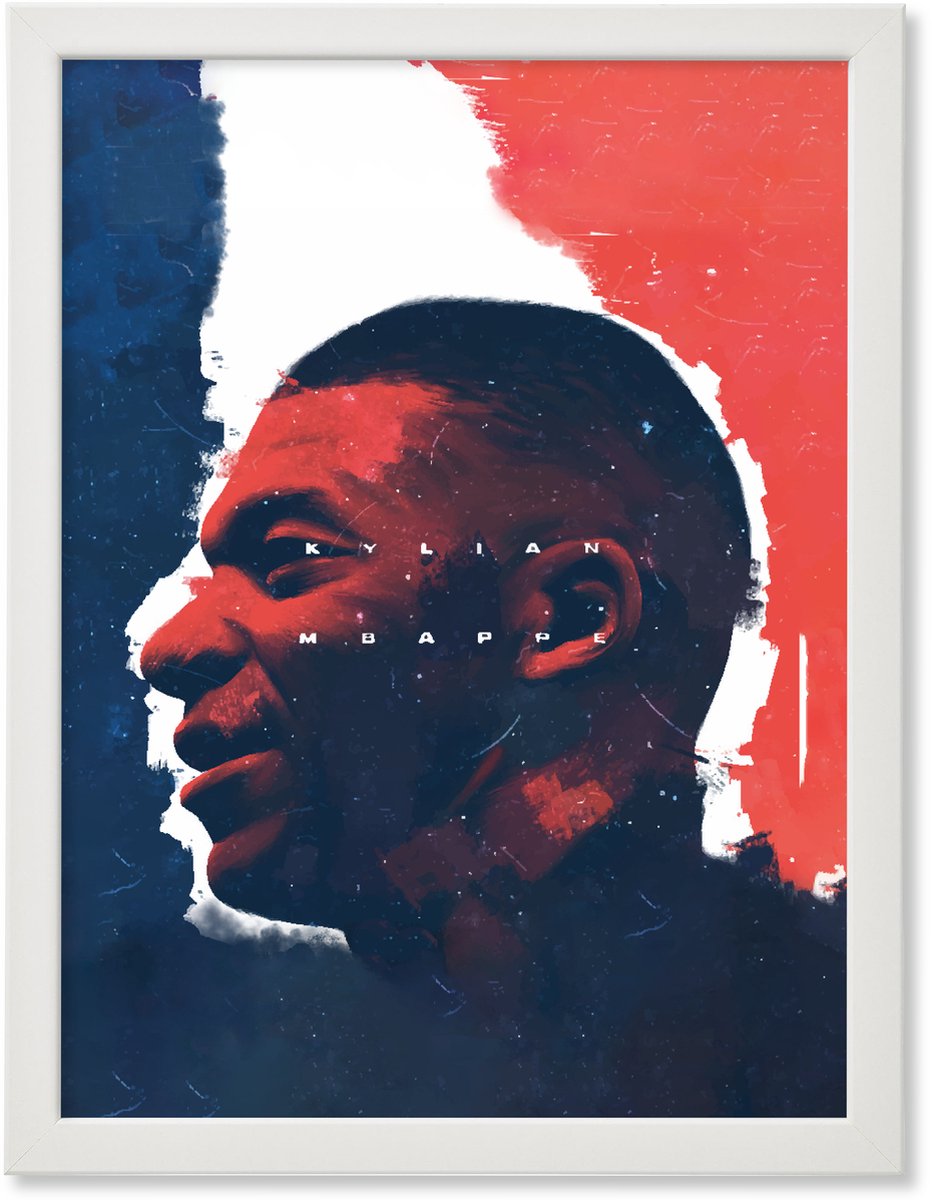 Poster sous cadre PSG Mbappé - A3