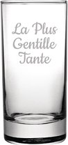 Longdrinkglas gegraveerd - 28,5cl - La Plus Gentille Tante