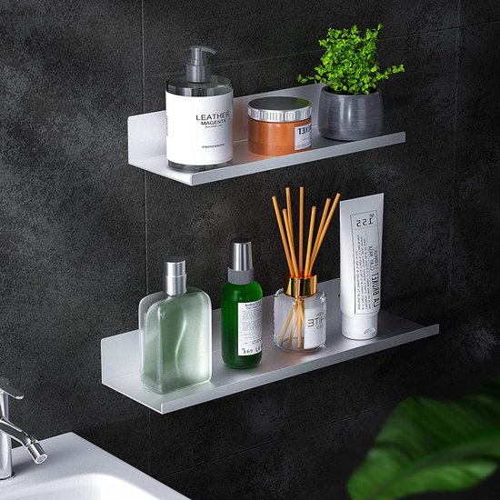 Bestdon Douche Caddy Badkamer Plank, Set van 2 Badkamer Plank Douche