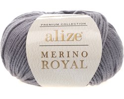Alize Merino Royal Coal Grey 87 Pakket 5 x 50 Gram