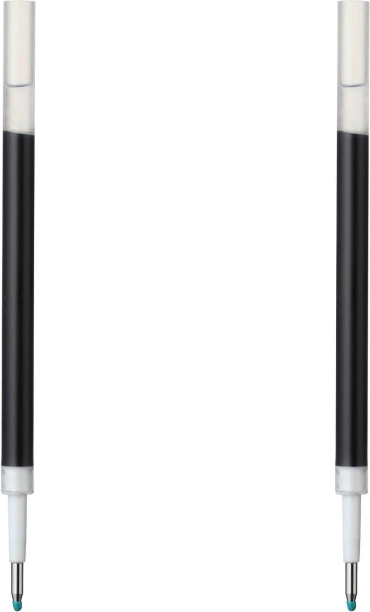 Muji Navulling – Refill voor Gel Ink Ballpoint Pen, Zwart 0.7mm, Set van 2
