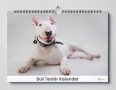 Bull Terriër Verjaardagskalender - 35x24cm - wandkalender Bull Terriër