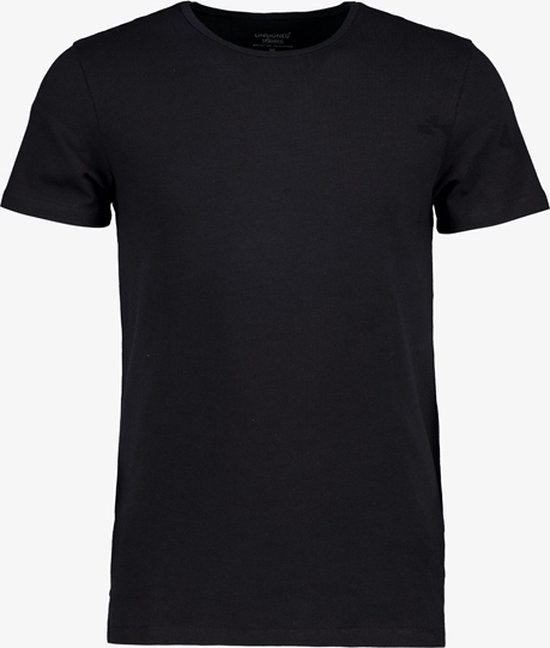 T-shirt homme coton noir non signé - Zwart - Taille 3XL | bol
