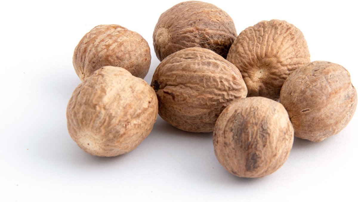 Goedkoopste Tuana Kruiden - Nootmuskaat Bollen - Bakje 30 Gram - Kruiden Zonder Zout - KP0187