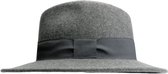 MGO Foxy Felthat Grey - Vilt hoed - 100% wol - Maat S