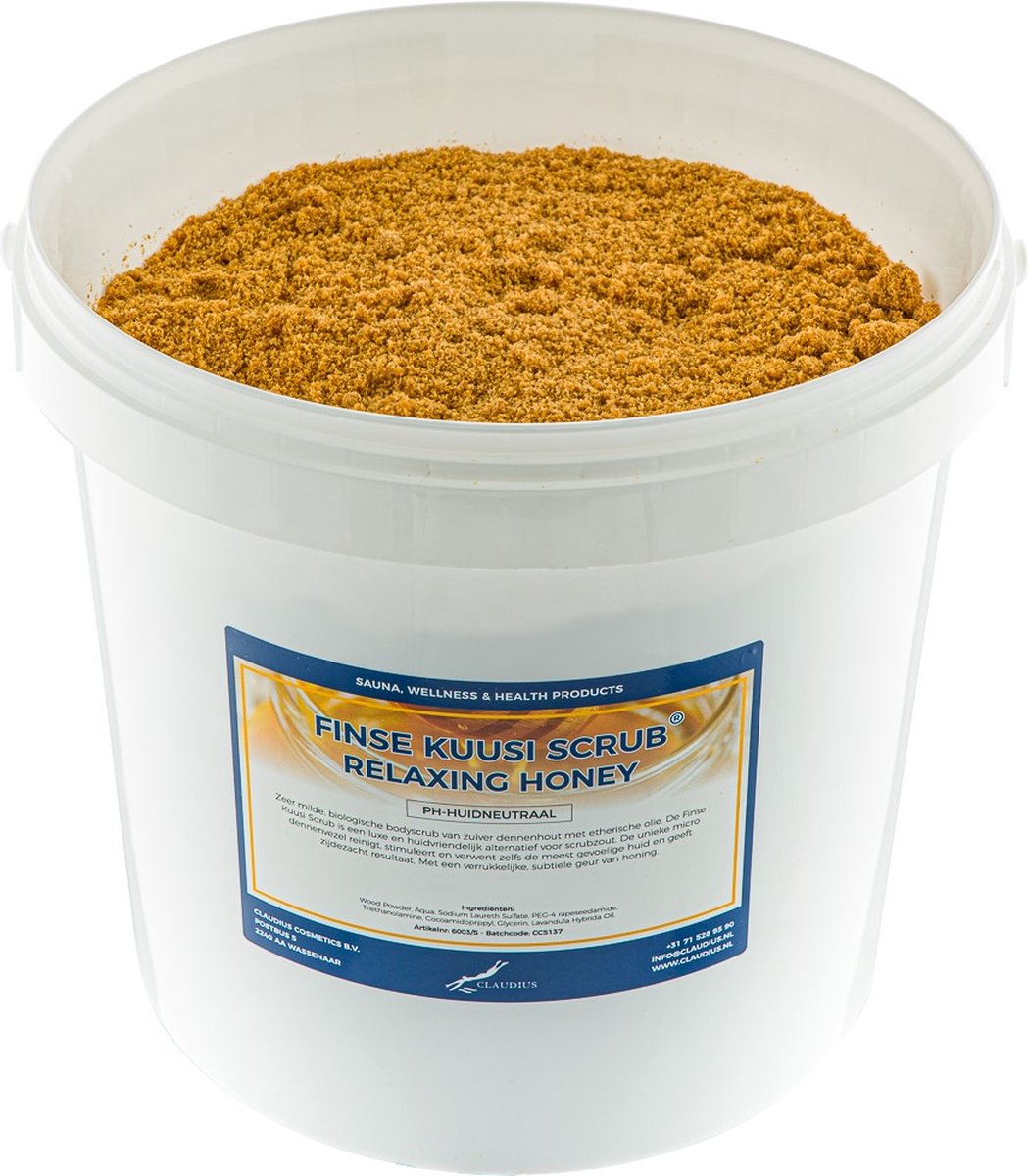 Goedkoopste Kuusi Scrub Relaxing Honey 10 liter - Hydraterende Lichaamsscrub