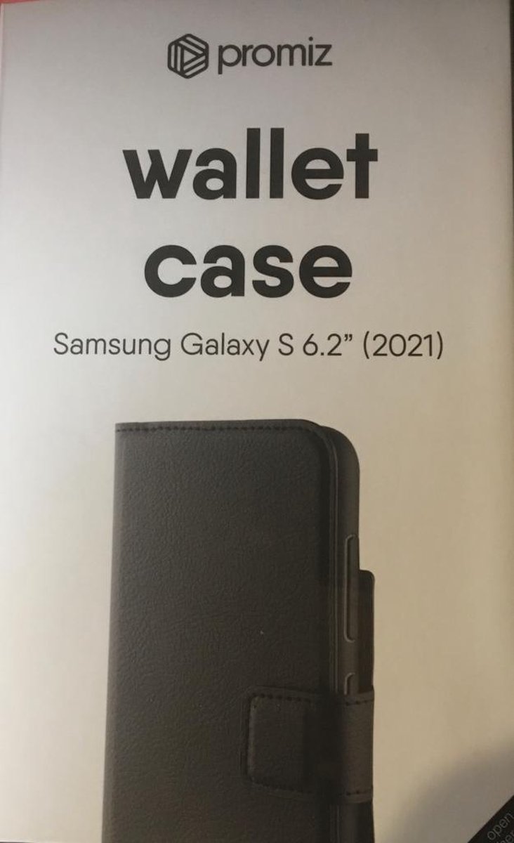 Bookcase voor Samsung Galaxy S21 Kleur: Zwart