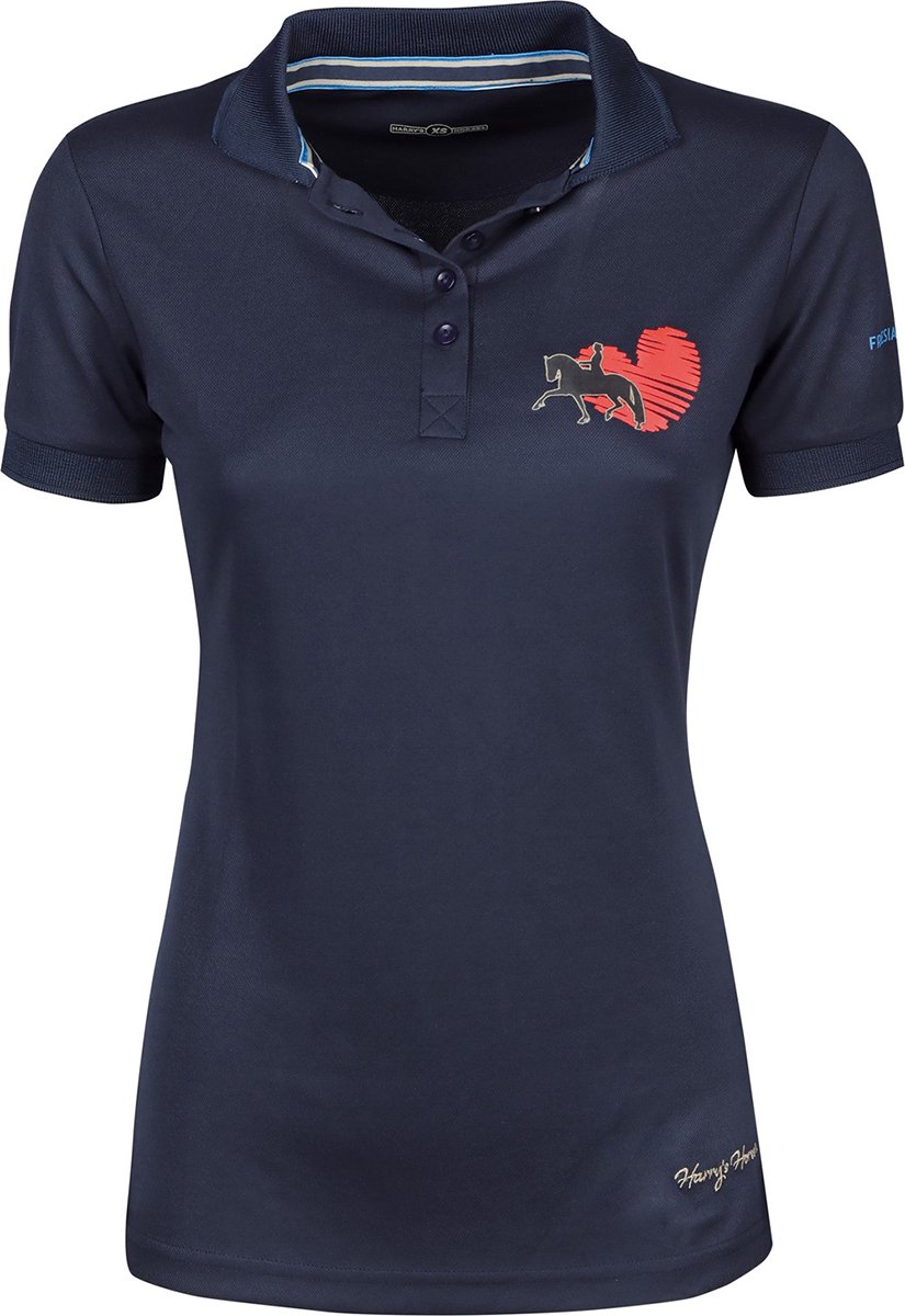 Harry's Horse Polo Friesian Style - Donkerblauw - l