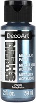 Acrylverf - Pewter - Metallic - Extreme Sheen - DecoArt - 59 ml