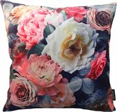 Sierkussen Flowers | 45 x 45 cm | Katoen/Polyester