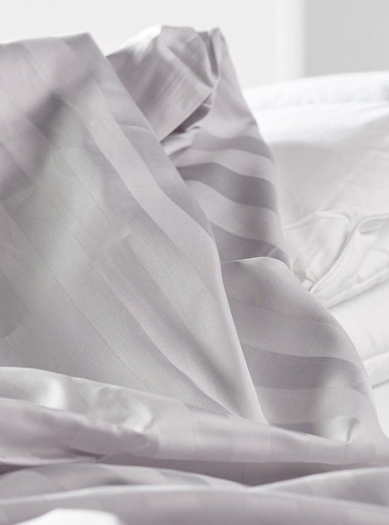 Eleganzzz Dekbedovertrek Hotel Kwaliteit Satijn Streep - blush