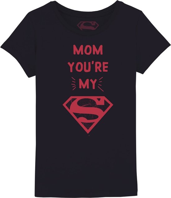 DC Comics - Mom, You're my Superwoman Child T-Shirt Black - 12 Years
