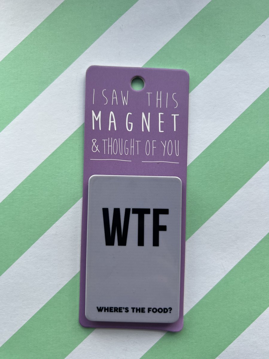 Koelkast magneet - Magnet - WTF, where is the food? - MA92