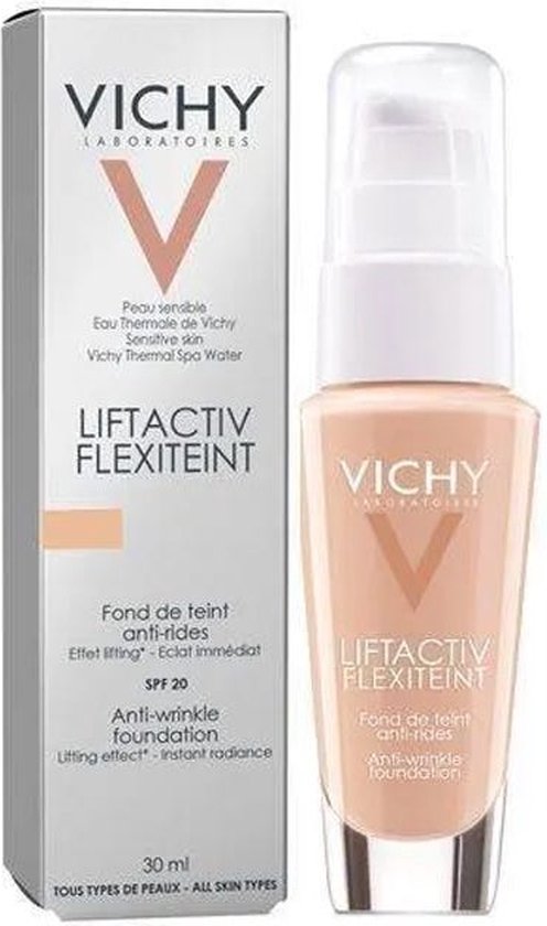 Vichy Liftactiv Flexilift Anti-rimpel Foundation met een Liftend Effect -  Nude 25 | bol.com