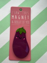 Koelkast magneet - Magnet - Aubergine - MA123