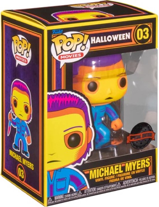 Funko Pop! Movies: Halloween - Michael Myers (Blacklight) - Smartoys Exclusive - CONFIDENTIAL
