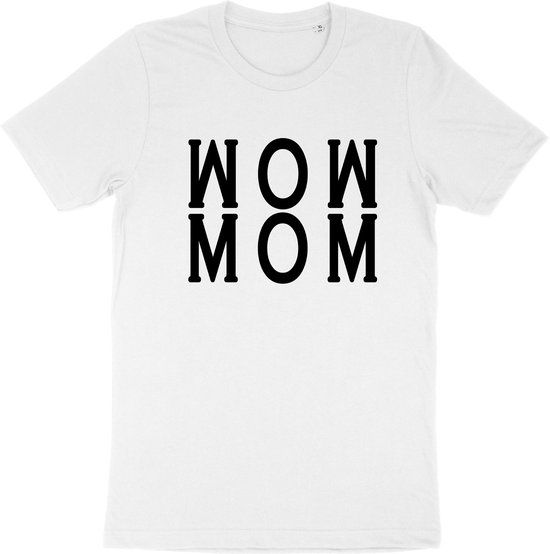 Dames T Shirt - Moeder is Geweldig - Wit - Maat 3XL