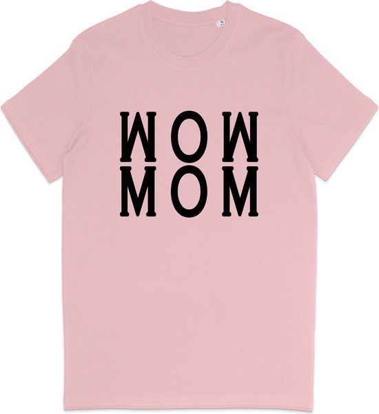 T Shirt Dames - Geweldige Moeder - Roze - Maat M