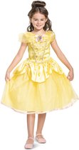 Smiffy's - Belle & Het Beest Kostuum - Prinses Disney Beauty And The Beast Belle Deluxe - Meisje - geel - Medium - Carnavalskleding - Verkleedkleding