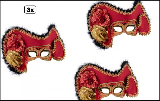 Vogelmasker / Papegaaimasker - Blauwgele Ara