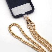 Casyx - "Golden Chain" telefoonkoord - telefoonkoord universeel - telefoonketting - telefoon accessoires ketting - unisex - Design